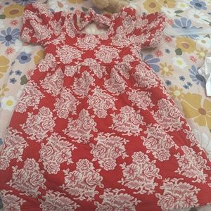 Red dress Jane & Jack 4t